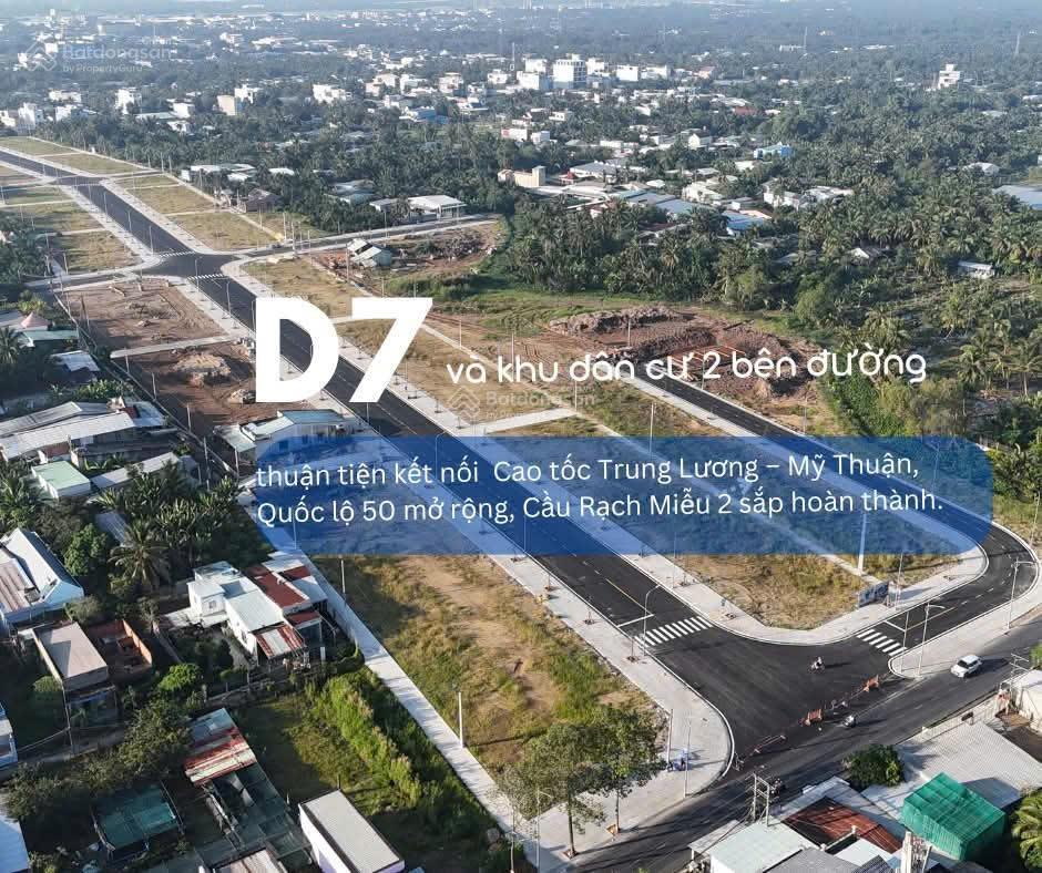 Bán đất nền dự án tại d7, trung an, mỹ tho, 3,9 tỷ, 100m2