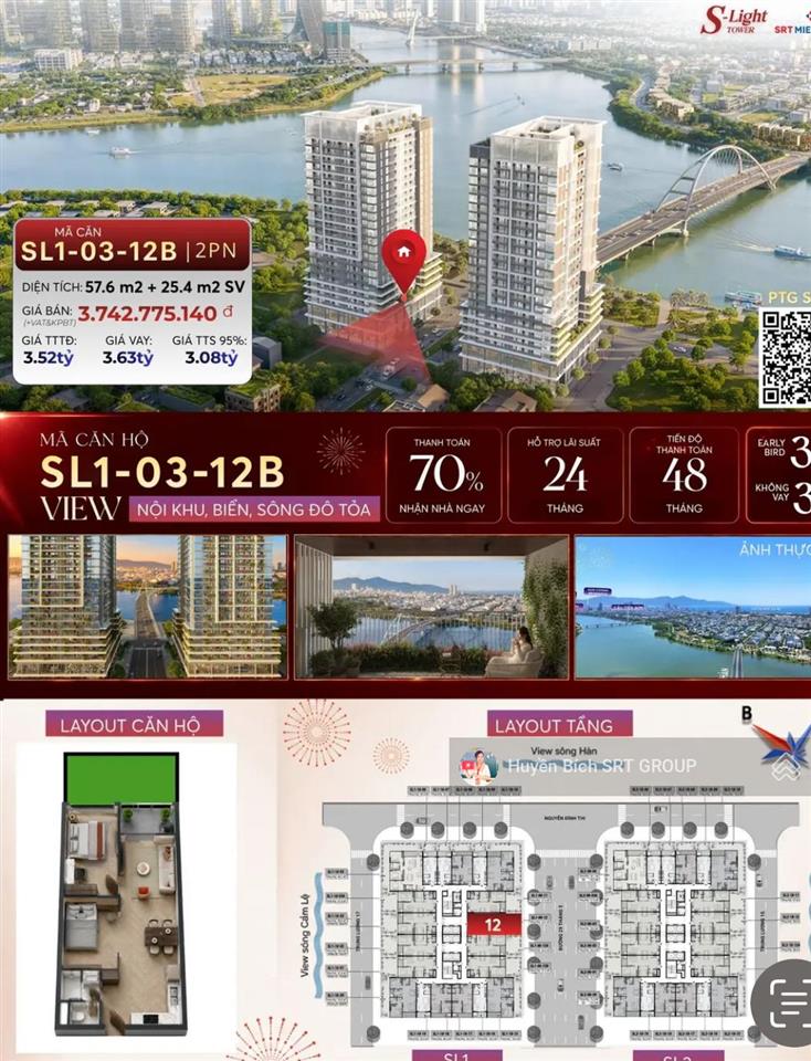 Em bích srt bán căn sân vườn 1br+, giá tốt, giỏ hàng cđt, tầng cao, phù hợp cho khách mua để ở thật