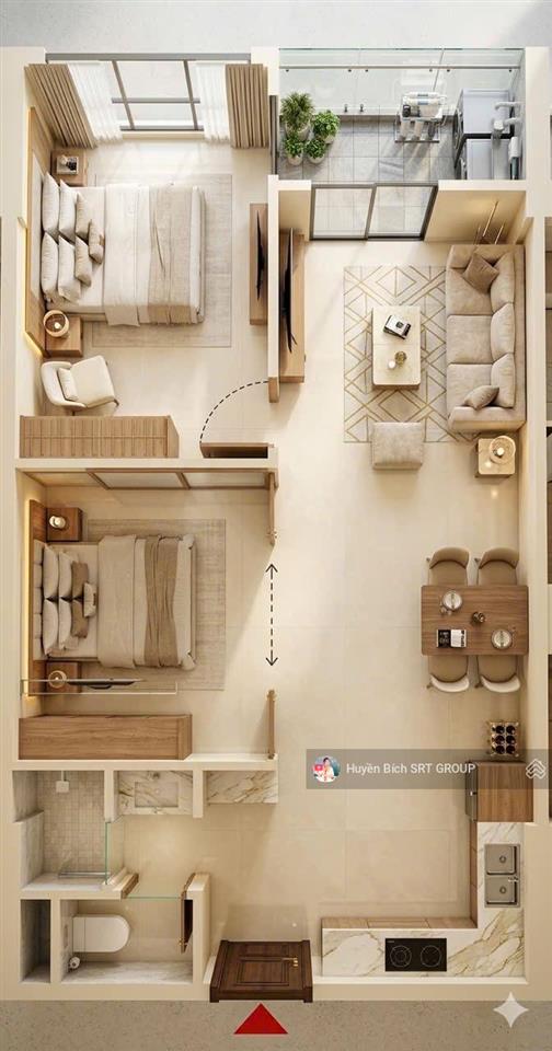 Em bích srt có căn sân vườn 1br+ giá cực rẻ, giỏ hàng cđt, tầng cao, hợp cho khách mua để ở thật.
