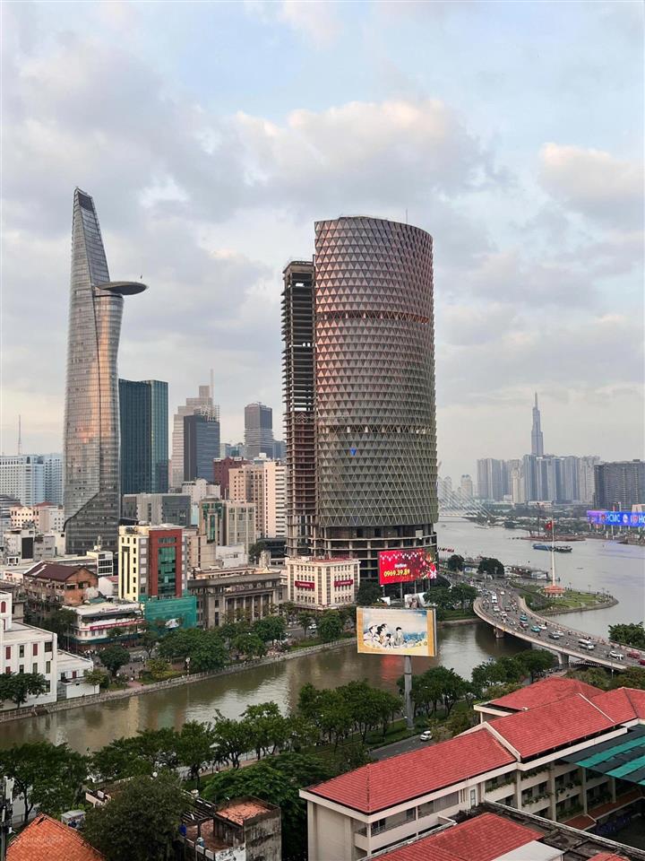 Bán căn hộ saigon royal 60 m2  2 pn  6.850 tỷ