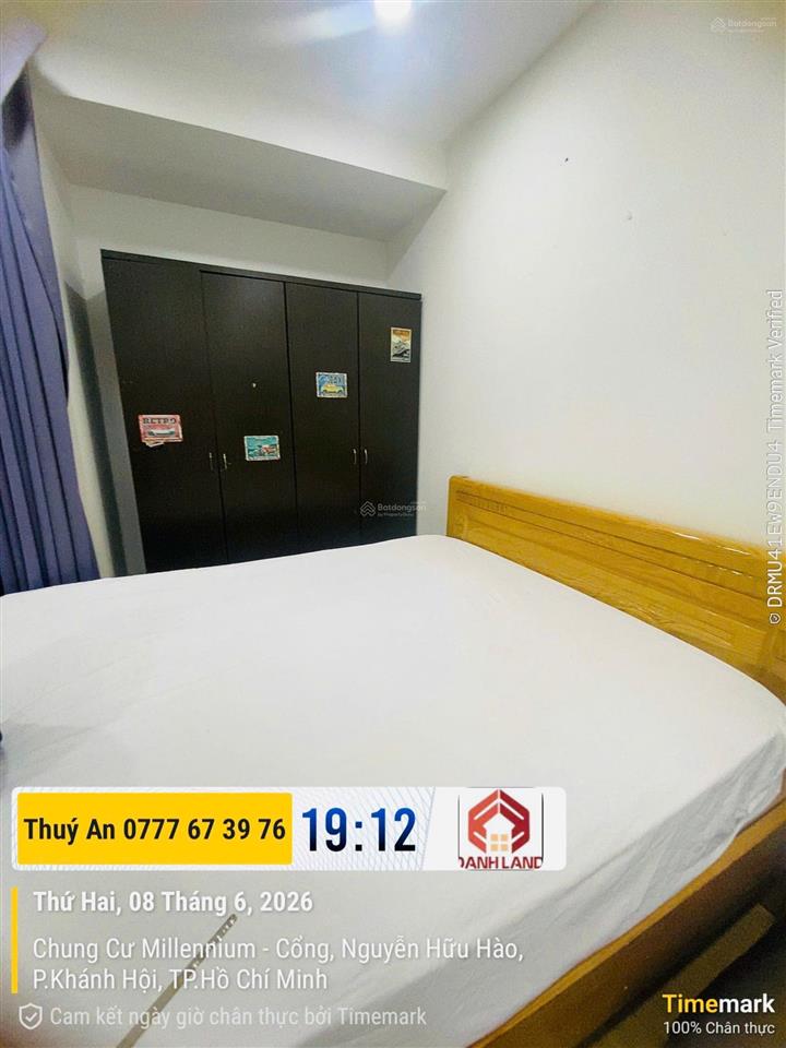 Cho thuê studio millennium quận 4 41m2 full nội thất 11 tr vào ở ngay