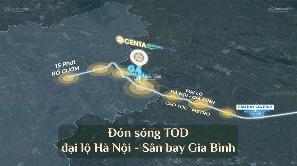 Centa riverside tâm điểm giao thoa trên trục cao tốc hà nội  sân bay gia bình