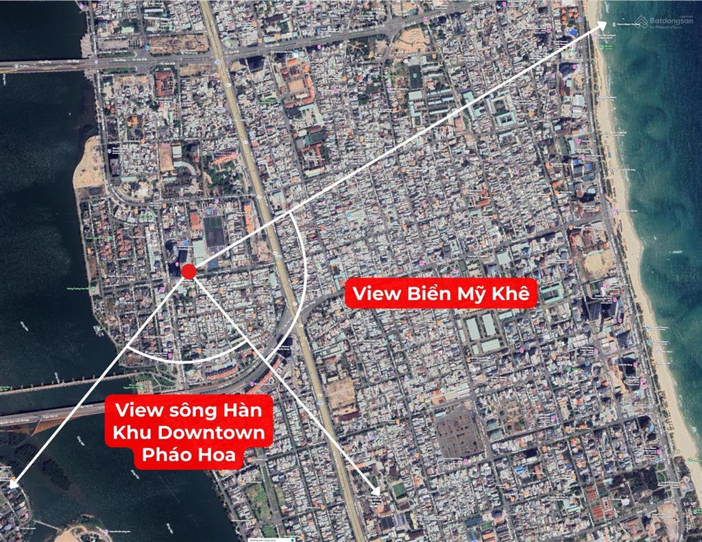 Chính chủ bán căn góc dual key dt 92,2m2 view biển mỹ khê, sông hàn, pháo hoa, tttp  giá 7.9xx tỷ