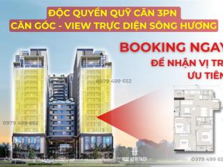 Độc quyền giỏ căn 3pn  căn góc view trực diện sông hương + đại nội  sở hữu lâu dài!