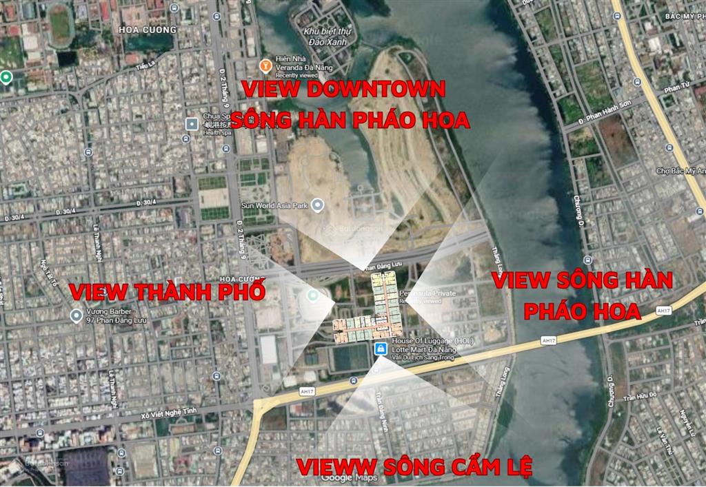 Hàng hot 2026! căn hộ 1pn tầng cao view trực diện sông hàn, pháo hoa downtown, tòa tháp 69 tầng