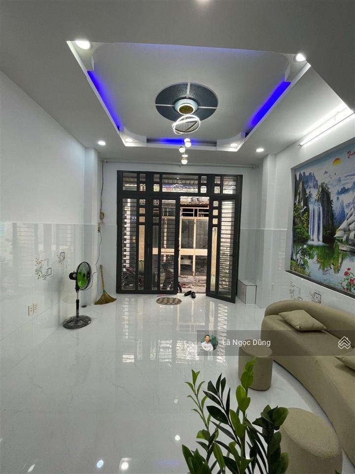 Nhà 3 tầng, 96m2 dtsd, hxt 6m thông cách 5m, gần miếu gò xoài, bình long, giá nhỉnh 3 tỷ (tl)