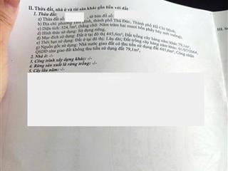 Bán gấp đất nền 524m2 tại gò dưa, 29 tỷ giá tốt