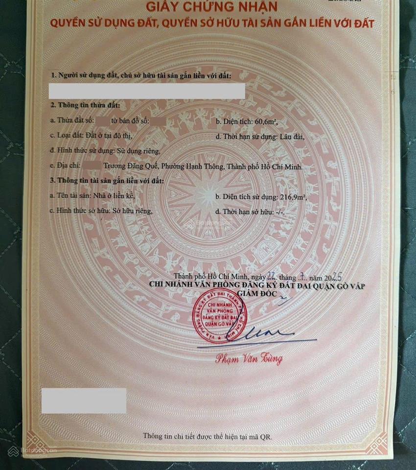 Bán nhà riêng tại trương đăng quế, phường 1, gò vấp, 12 tỷ, 60.6m2, hàng hiếm giá cực chất