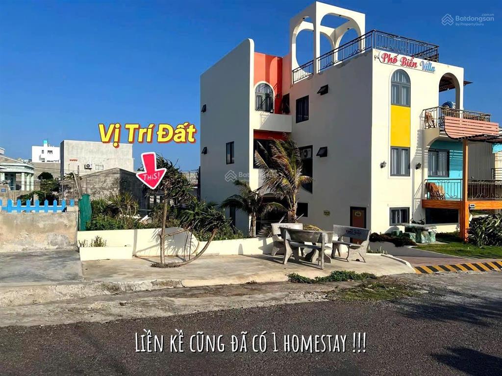 Thửa đất mặt tiền đường ngay biển liền kề khách sạn đảo phú quý giá 3 tỷ thương lượng