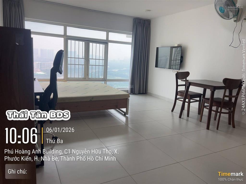 Cho thuê 1 phòng 1pn, 6 triệu, 25m2 trong chung cư phú hoàng anh, nhà bè, hcm