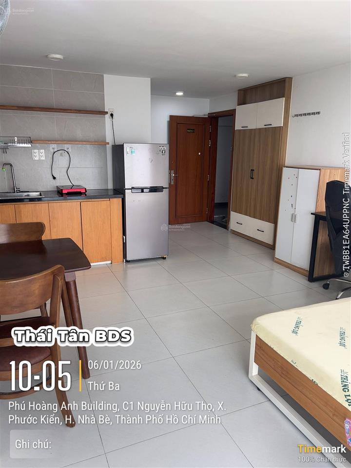 Cho thuê 1 phòng 1pn, 6 triệu, 25m2 trong chung cư phú hoàng anh, nhà bè, hcm