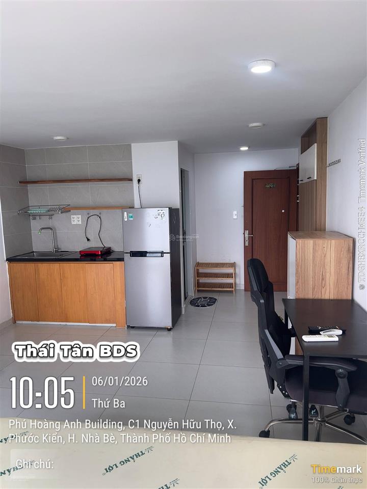 Cho thuê 1 phòng 1pn, 6 triệu, 25m2 trong chung cư phú hoàng anh, nhà bè, hcm