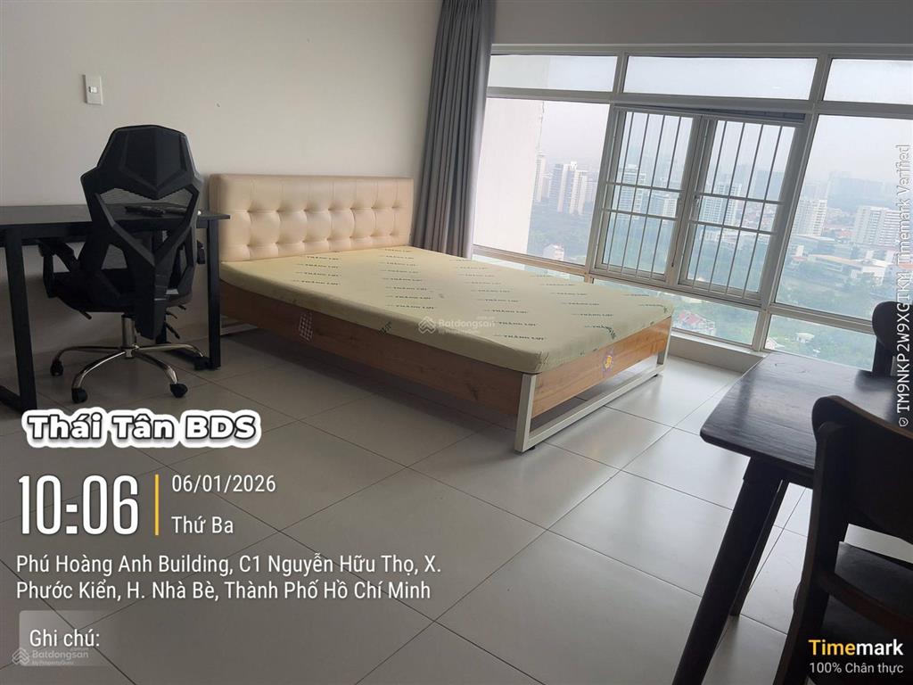Cho thuê 1 phòng 1pn, 6 triệu, 25m2 trong chung cư phú hoàng anh, nhà bè, hcm