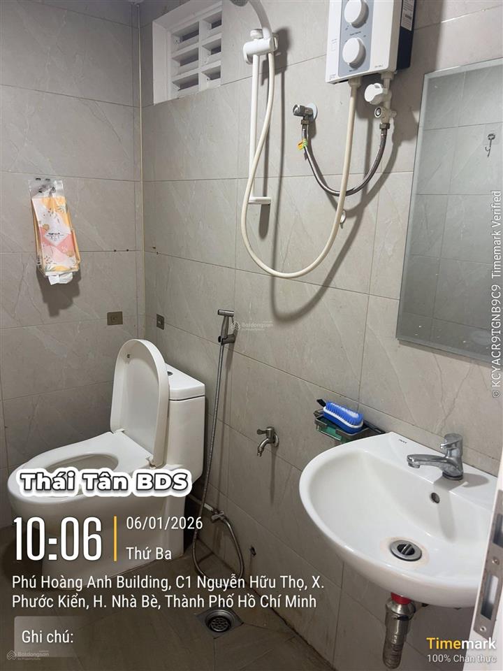 Cho thuê 1 phòng 1pn, 6 triệu, 25m2 trong chung cư phú hoàng anh, nhà bè, hcm