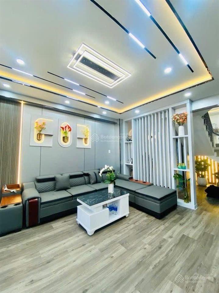 Chỉ 6,2 tỷ || nhà 4 tầng (4.3 x 12m ) || hẻm xe 7 chỗ thẳng 1 trục, huỳnh tấn phát