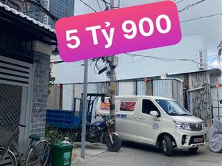 5 tỷ mấy  đủ 60m2  4x15m  đường 6m  hxh 7 chỗ  150m ra mt huỳnh tấn phát