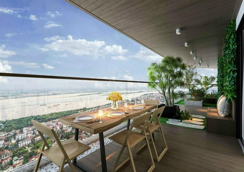 Duy nhất 1 căn penthouse đẹp nhất tây hồ 495m2, view trọn sông hồng và hồ tây giá chỉ hơn 131tr/m2
