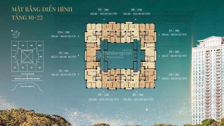 Giá sốc! sở hữu căn hộ siêu sang 3pn, 180m2, dự án hà nội signature  nguyễn văn huyên chỉ 26,6 tỷ