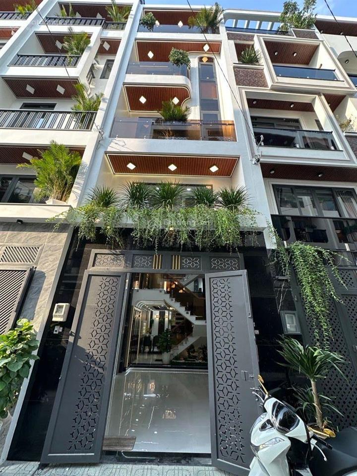 Bán nhà thạnh xuân 25, q12  hẻm nhựa 7m xe tải tránh  5 tầng full nội thất  giá 6,45 tỷ