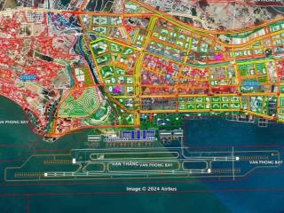 Bán đất tại nguyễn huệ, bắc vân phong, 2,5 triệu/ m2, 6843 m2, view sân bay vân phong, đảo điệp sơn