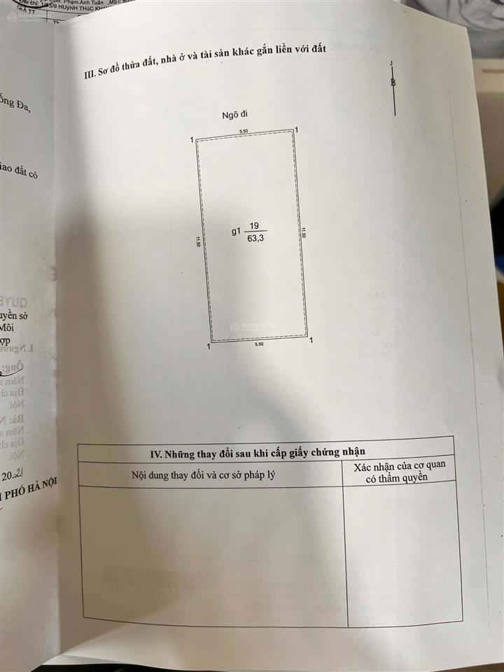 Bán nhà mặt ngõ phân lô phố huỳnh thúc kháng, đống đa 64m  6 tầng thang máy mt 5,5m giá 43 tỷ