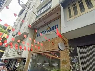 Bán nhà mặt ngõ phân lô phố huỳnh thúc kháng, đống đa 64m  6 tầng thang máy mt 5,5m giá 43 tỷ