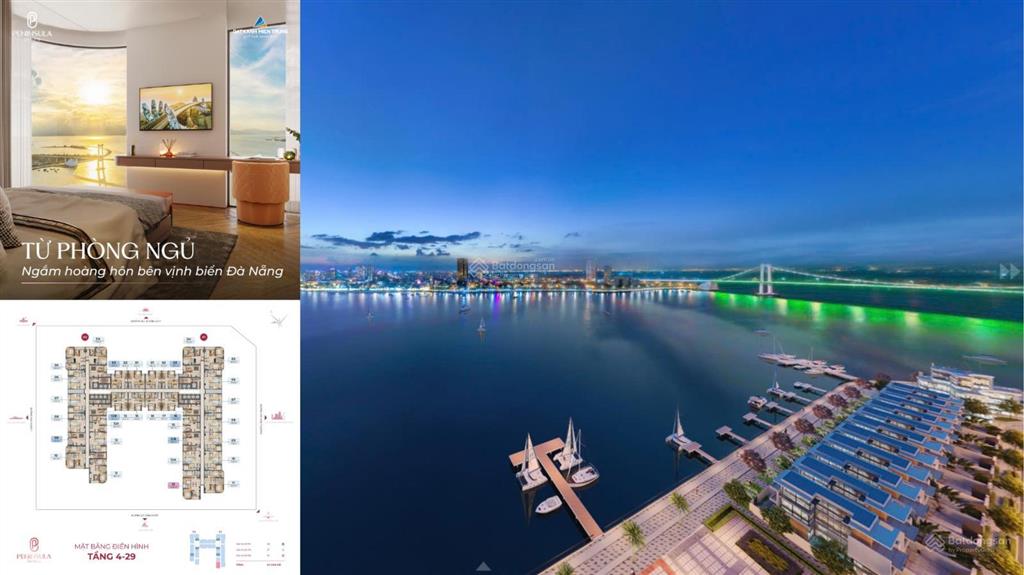 Căn góc 3 phòng ngủ tại peninsula da nang