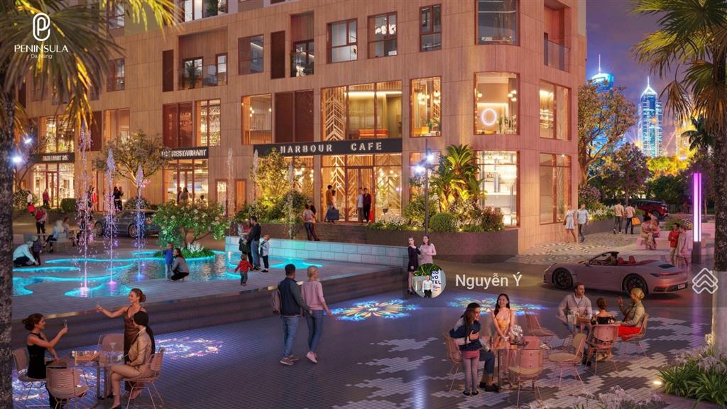 Bán căn hộ đế tòa peninsula căn góc 2 tầng 2 mặt tiền, 273.5m², sơn trà, đà nẵng