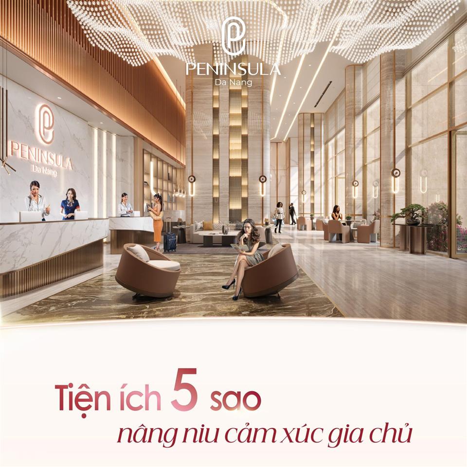 Bán căn góc tầng cao 3pn, 106.5m2 tại peninsula đà nẵng