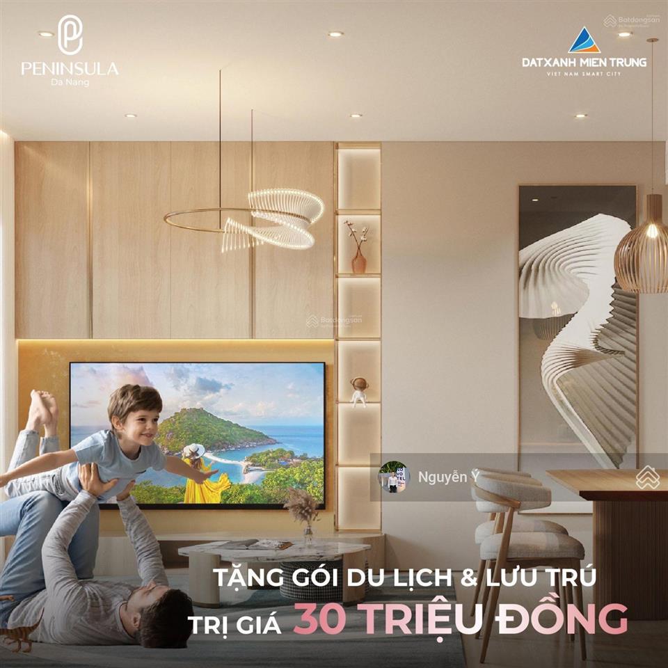 Căn góc 2 phòng ngủ 2 tầm view trong 1 căn hộ peninsula da nang