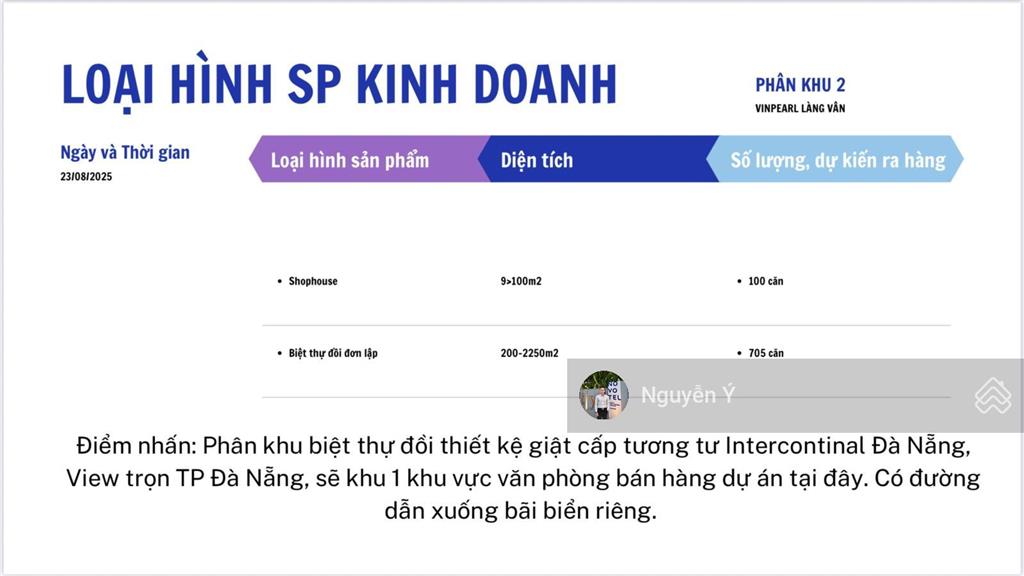Biệt thự đồi vinhomes hải vân bay  vin làng vân