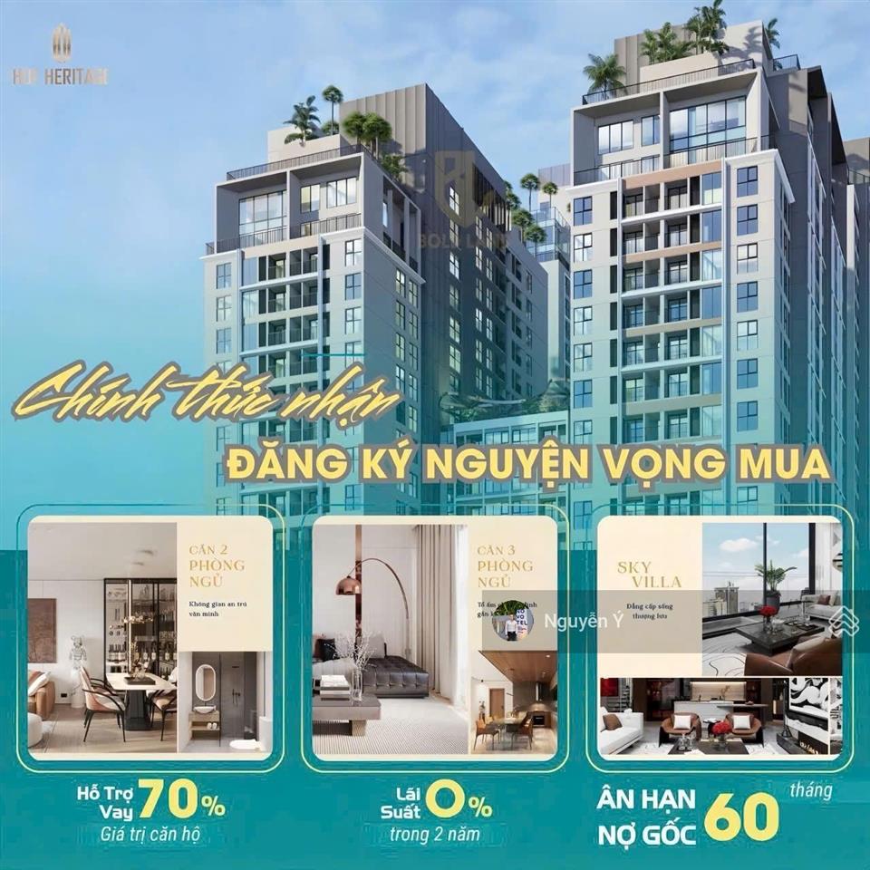 Bán căn hộ 82m2 tại chung cư đống đa, hue heritage