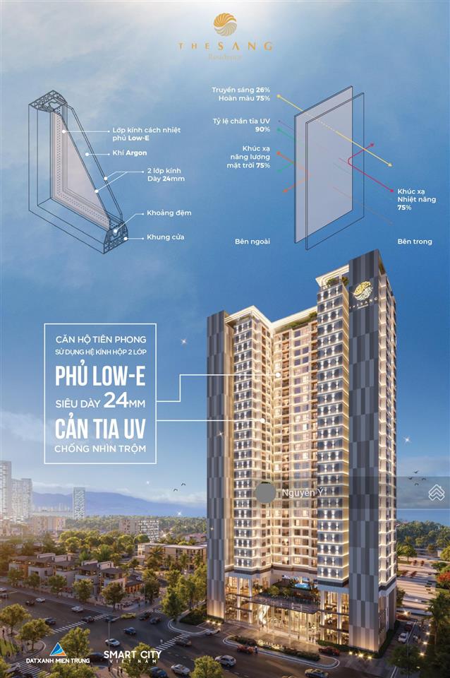 Chính chủ bán căn hộ 2701 tại the sang residence, 4,893 tỷ, 82.5m2, tầng cao view đẹp