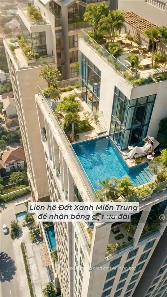Bán sky villas hue heritage 2 tầng vị trí cao nhất toà nhà, diện tích 245.6m2 tặng bể bơi mini
