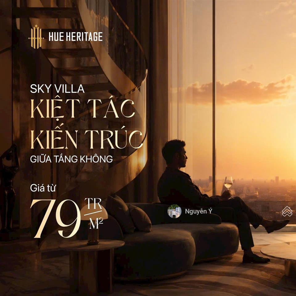 Bán sky villas hue heritage, 9,x tỷ vnd, 138 m2 tại đống đa, p phú nhuận, tp.huế giá siêu hời