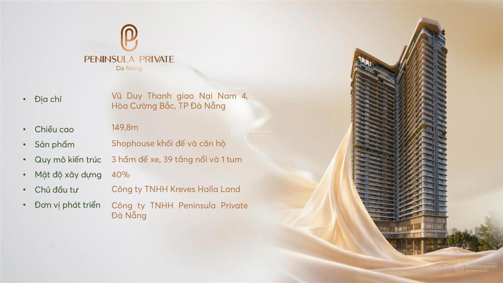 Căn hộ 50m2 tại peninsula private, giá thỏa thuận, 2pn, 2wc, full nội thất