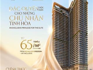 Căn hộ chung cư peninsula private, dự kiến 2,1 tỷ, 36,6m2, 1pn, 1wc, đầy đủ nội thất tại đà nẵng