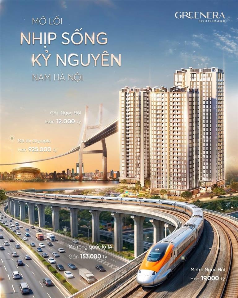 ĐÓN SÓNG QUY HOẠCH ĐẦU TƯ GIAO THÔNG VỚI CĂN HỘ 1PN GREENERA SOUTHMARK!