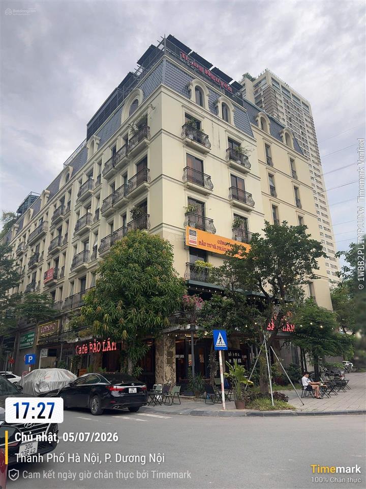 Siêu hot, căn shophouse 7 tầng lô góc 102m2  40 tỷ terra an hưng. sẵn sổ đỏ mặt chính đường 21,5m