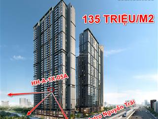 Duy nhất 1 căn 2phòng ngủ 2 vệ sinh 75m2 bc đông bắc tầng thấp giá tốt nhất dự án hsg cao xà lá