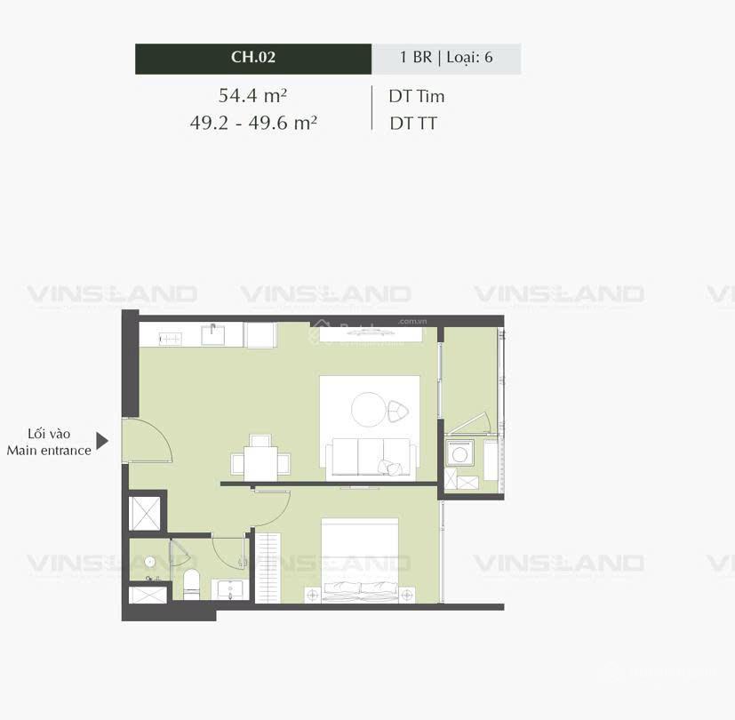 Một trong số ít 1 căn 1pn 49.6m2 giá siêu tốt view đẹp hsg cao xà lá giá chỉ 134 triệu/m2