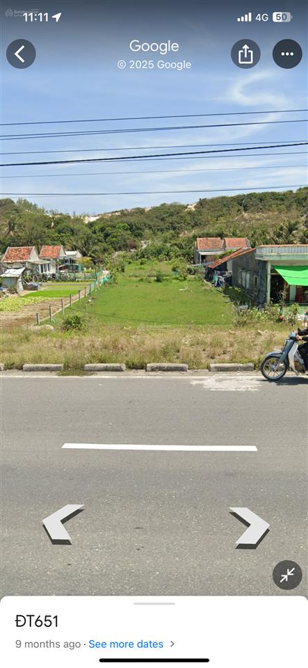 Thổ cư mặt biển đối diện khu đô thị tu bông  sungroup. mặt tiền đt 651. phân khu 5 kkt vân phong