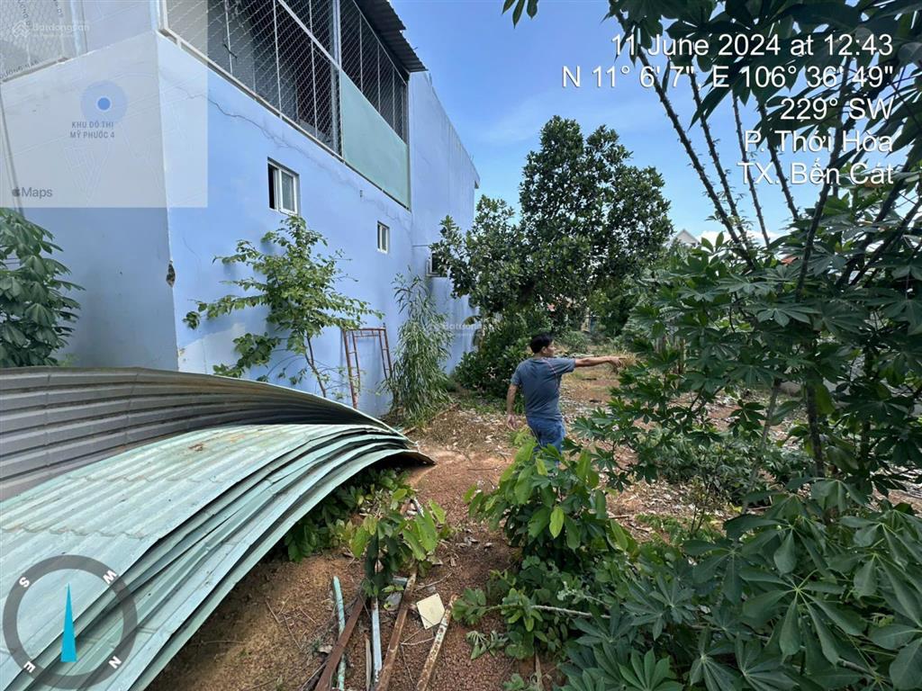 Bán gấp đất nền 390m2, giá 4 tỷ tl tại thới hòa, bến cát, bình dương