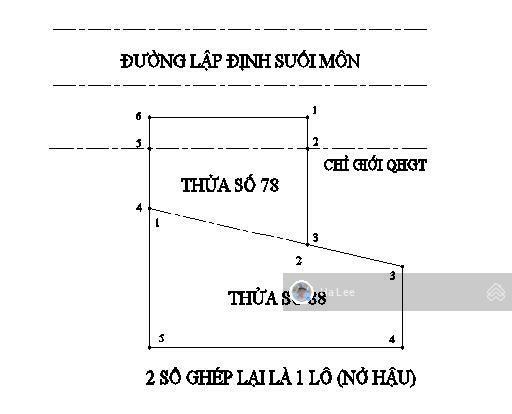 Bán đất mặt tiền lập định suối môn | 875m² | 2,99 tỷ