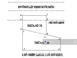 Bán đất mặt tiền lập định suối môn | 875m² | 2,99 tỷ