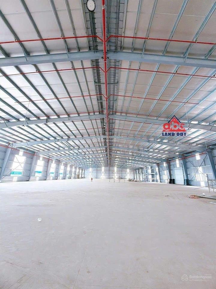 Cho thuê xưởng sx 4800m2 mới, chỉ 105.000/m2, tổng diện tích 9600m2, kcn long thành đồng nai