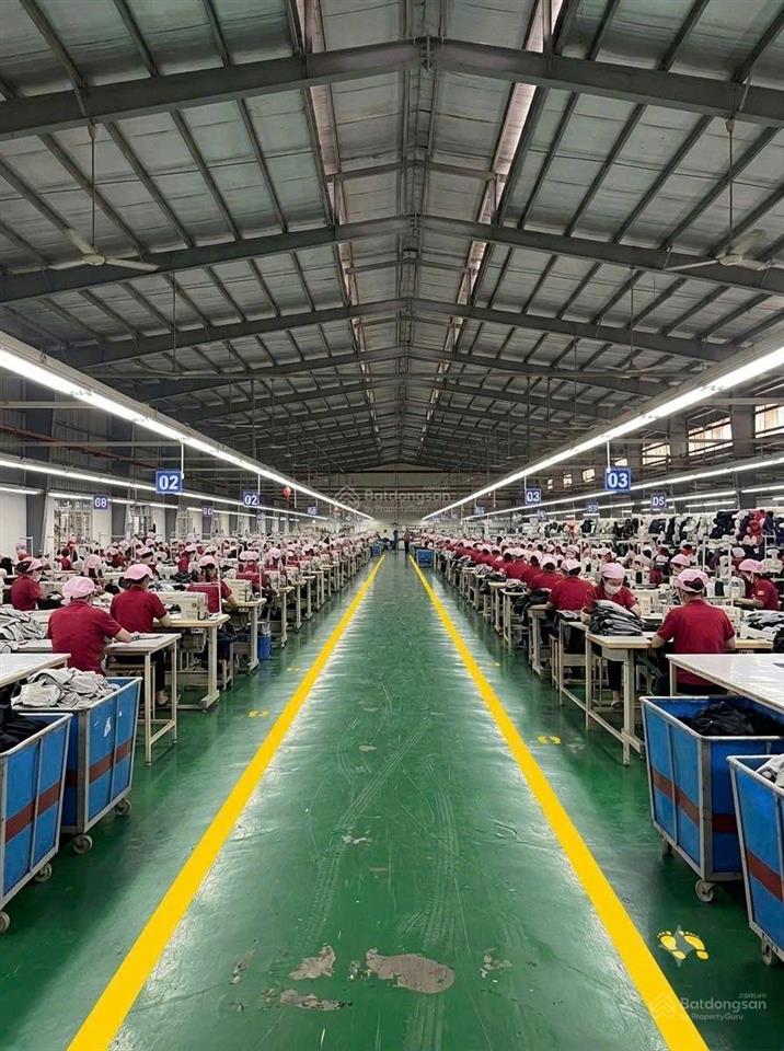 Cho thuê nhà máy may 7600m2 + 10 chuyền may. chỉ 200 tr/th. ngay sân bay long thành đồng nai