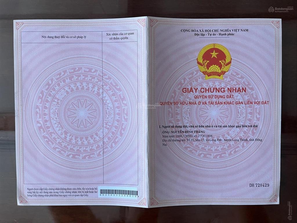 Bán đất gần quốc lộ 1a, giảm còn 690 triệu, 5000m2, sổ đỏ đầy đủ