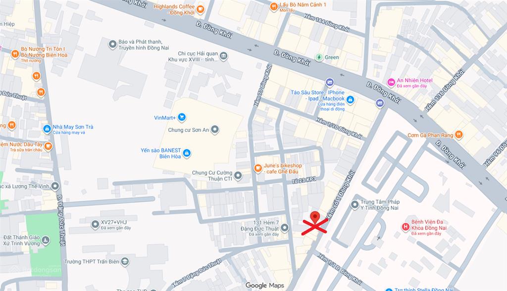 Bán nhà cấp 4 sổ hồng riêng đường đồng khởi, phường tam hiệp, tp biên hòa, đồng nai