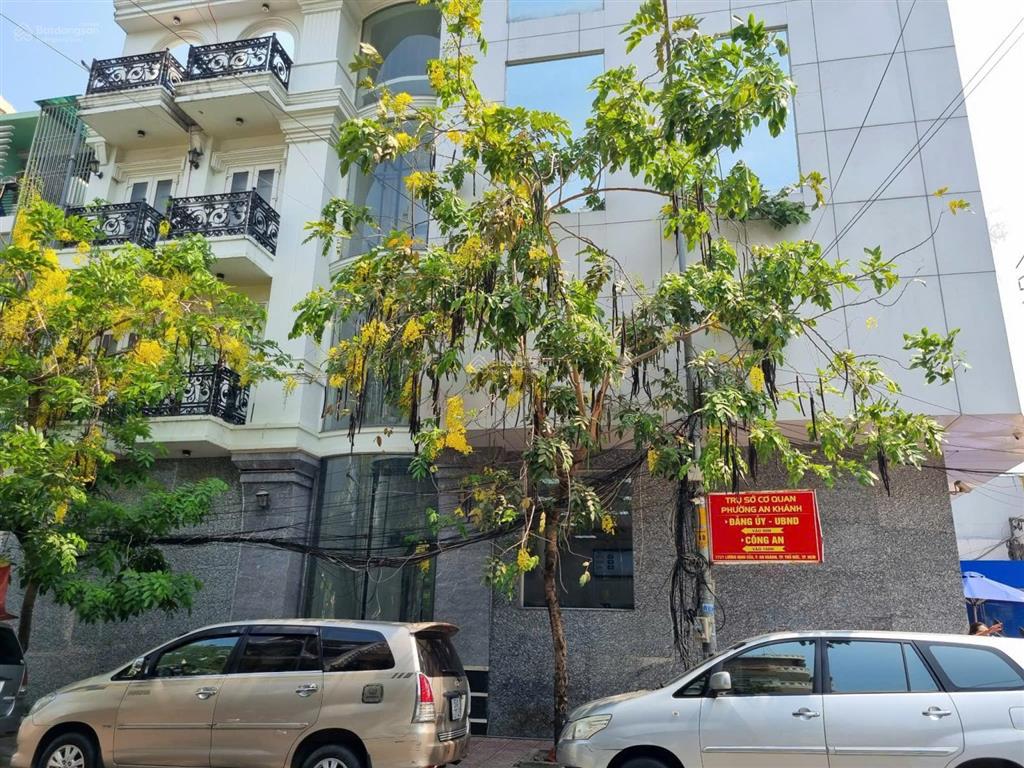 Tòa nhà góc 2mt lương định của  204m2  hầm 5 tầng st  555m2  dòng tiền 2 tỷ/năm  p.an khánh q2